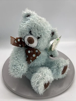 First & Main Blue Beary 11" Blue/Brown Teddy Bear Plush Stuffed Animal Lovey NWT - Image 1 of 4