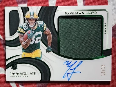 2024 Panini Immaculate Collection Football FOTL MarShawn Lloyd /18 - Image 1 of 2