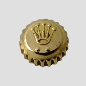 Rolex Oro Amarillo 18k 6mm Corona 24-604-8 Original Monobloque Reloj Pieza - Imagen 1 de 3