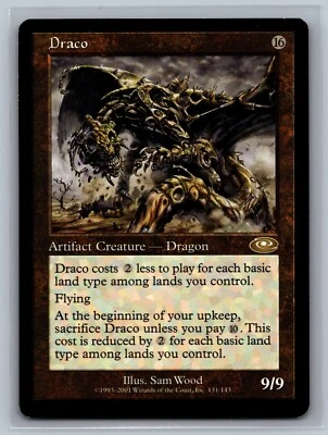 Magic The Gathering Planeshift Draco #131/143 MTG TCG CCG - Image 1 of 2