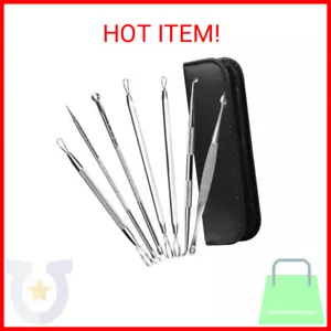 Teenitor 7 in 1 Pimple Popper Tool Kit - Blackhead Remover, Pimple Extractor, Co - Picture 1 of 2