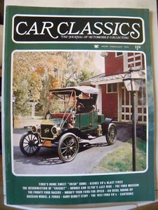 Revista vintage de febrero de 1975 CAR CLASSICS Ex Con - Imagen 1 de 2