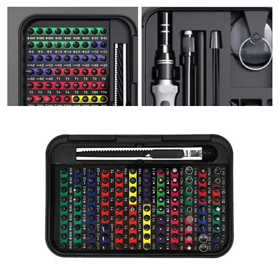 Precision Screwdriver Set with 108 Bits, 132 in 1 Small Screw Driver suits - Image 1 of 4