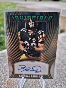Antwaan Randle El 2022 Panini Chronicles INV-ANE Invincible Auto SP Steelers ๐ฅ  - Picture 1 of 7