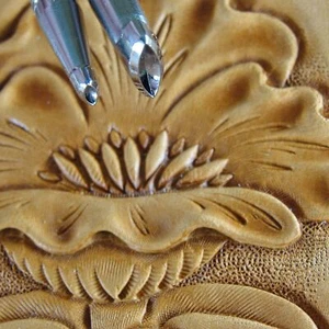 Craft Japan - #S624/S630 Oval Seeder Stamp Set (2 Leather Stamping Tools) - Picture 1 of 7
