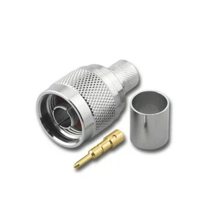 RFN-7646-L400, Type N Male 3 Piece Crimp Plug for LMR-400 Cable - Picture 1 of 1