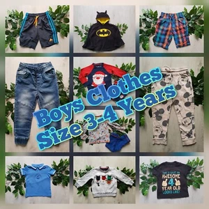 Boys Clothes Make Build Your Own Bundle Job Lot Size 3-4 years Jeans T-Shirt - Picture 1 of 30