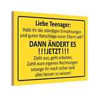 Holzschild 18x12 cm Liebe Teenager -  ÄNDERT ES Kids & Teens