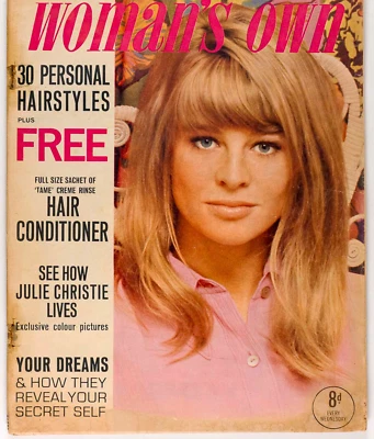 Julie Christie JILL KENNINGTON Child knitwear WOMAN'S OWN magazine MOD HAIR 60s - Image 1 of 4