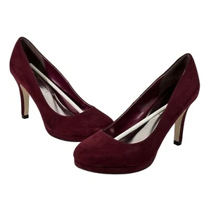 Madden Girl DOLCE High Heel Shoes Burgundy Womens Size 8 - Picture 1 of 14