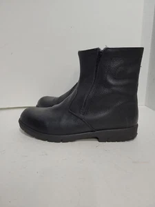 CALENTADORES PUNTERA CUERO NEGRO CREMALLERA LATERAL FORRADO INVIERNO HOMBRE 12M HECHOS EN CANADÁ - Imagen 1 de 5