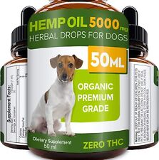 Hemp Oil for Dogs, Joint Support For Dogs, UK Pure Premium Grade - Omega-3, 6