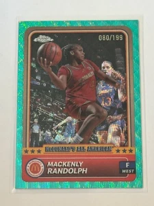 2024 Topps McDonald’s Mackenly Randolph #21 Aqua Refractor 80/199 - Picture 1 of 1