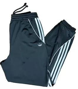 Adidas Women’s Tracksuit Jogger Pants Size S/10 Black Polyester EUC - Picture 1 of 14