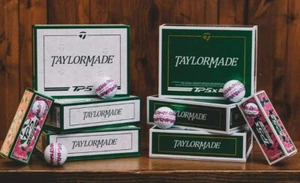 NEU TaylorMade TP5 TP5x Stripe Season Opener Golfbälle Pink Azalee - Bild 1 von 8