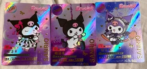 3 Kuromi Rare Sanrio Doujin Trading Cards Cute CCG New - Picture 1 of 3
