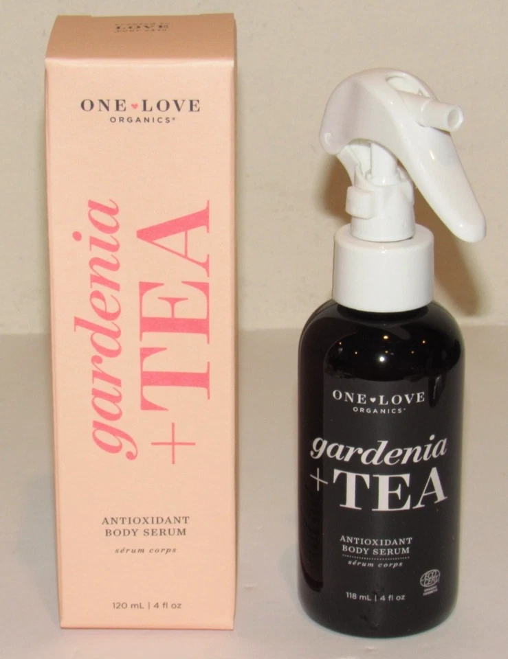 One Love Organics Gardenia + Tea Antioxidant Body Serum 4 Oz Moisturizer NIB - Image 1 of 1
