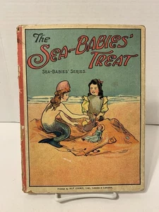 Scarce c. 1910 “The Sea-Babies’ Treat” Alf Cooke/Stokes Children’s Book Mermaids - Foto 1 di 11