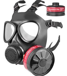 Gasmasken Survival Atom und Chemie Militärqualität mit 40mm Aktivka... - Bild 1 von 7