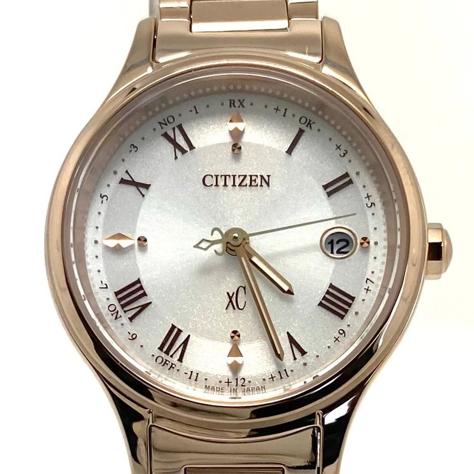 Reloj Citizen xC Hikari ES9497-96A Radio Solar Titanio Sakura Esfera Rosa Damas Foto 1 de 4