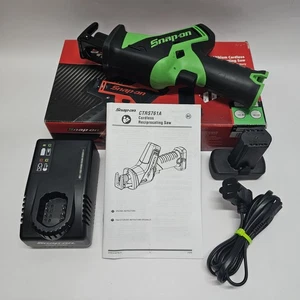 Snap On Tools USA 14.4V MicroLithium Cordless Reciprocating Saw Kit CTRS761AG - Foto 1 di 5
