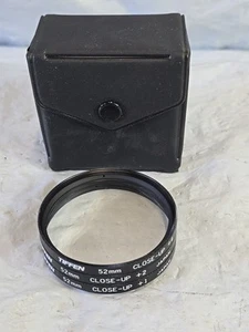 52mm TIFFEN Close-Up Macro +1 +2 +4 Set Kit Lens Filter Genuine Japan with Case - Picture 1 of 10