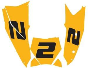 Number Plate Graphics for 2024 KTM XC125 XC 125 Stickers Decals - Picture 1 of 1