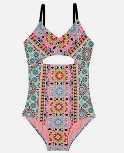 Gossip Girl 1-Piece Swim Suits Designs ( BLACK MULTI, 7 )  NWT - Picture 1 of 1