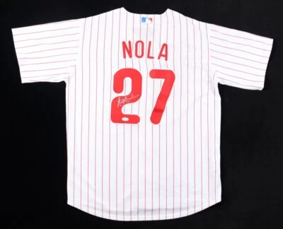 Aaron Nola Signed Philadelphia Phillies Jersey (JSA COA) Philly Ace #1 Starter - Image 1 of 4