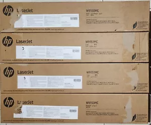 HP Genuine Set W9150MC W9151MC W9153MC Toner Cartridges - Picture 1 of 1