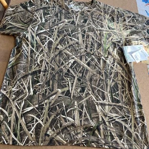 Rustic Ridge Sz 2 Xl Men’s Mossy Oak T Shirt Hunting Casual Pocket Front - Picture 1 of 3