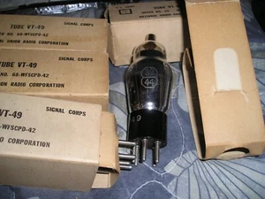 4 NOS  Military National Union  39/44   VT-49 Tubes - Picture 1 of 4