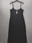 NEW ~ SKIMS Ribbed Long Slipdress  in Onyx/ Size 3XL / (AP-DRS-0596)