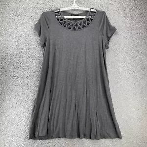 Lane Bryant Stretch Jersey Kleid Gr. 14/16 Knielang Ausschnitt Cut-Outs Kurzarm - Bild 1 von 11