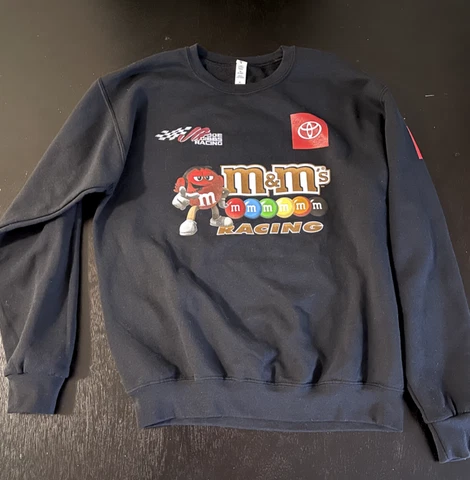 2022 Kyle Busch JGR M&Ms Sweatshirt; Size: Medium - Joe Gibbs Racing Cover
