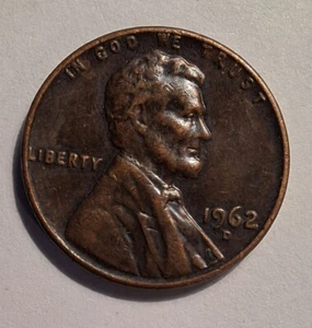 196 2 D Blakened Sm. Date Lincoln Penny  spaced-out 2 - Picture 1 of 9