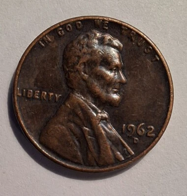 196 2 D Blakened Sm. Date Lincoln Penny  spaced-out 2 - Image 1 of 4