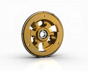 Kbike disc pusher plate for Ducati Panigale 1199 / 1299 / 959 / V2 gold - Picture 1 of 2