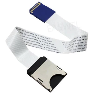 SD Male to SD card Female Flexible Card Extension cable Extender Adapter reader - Picture 1 of 3