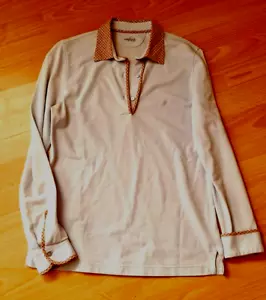 VAN LAAK Poloshirt Bluse Langarm T-Shirt elegant Kragen Hemd hellblau Gr. M 38 - Bild 1 von 3