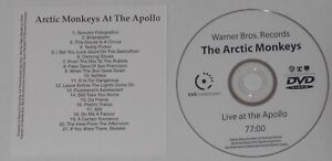 Arctic Monkeys - At the Apollo - U.S. promo dvd