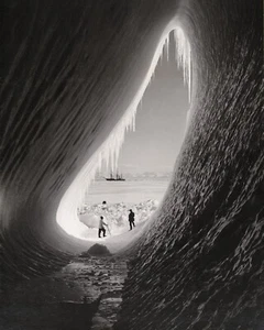 Grotto in an Iceberg by Herbert Ponting 8x10 Photograph Print 8"x10" - Picture 1 of 2