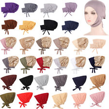 Muslim Women Hijab Loss Beanie Headscarf Chemo Caps Ninja Bonnet Inner Turban