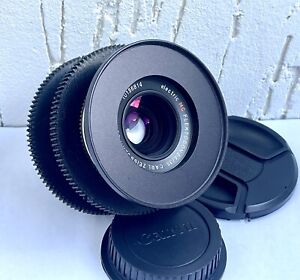 Serviced Carl Zeiss MC Flektogon 2.4/35 Cine Lens Canon EF Mount For Filmmakers