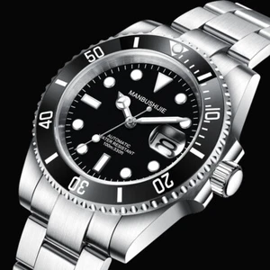 40mm Lujo Vestido Hombre Reloj Día Zafiro Buceo Japón NH35 Reloj Pulsera Automático - Imagen 1 de 15