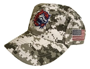 Urban Camo Baseball Cap W/ Tiger Logo - Bridgeport Sound Tigers - Picture 1 of 2