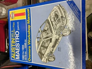 Haynes manual. Austin (mg and vanden plas) Maestro. 1983 to 1995 all models - Picture 1 of 1
