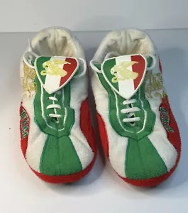 Sloffie Mexico Hausschuhe Fußball weicher Schuh US 8-91/2 Jungen Herren groß bequem - Bild 1 von 8