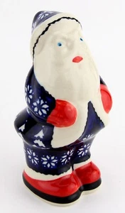 Estatua de Papá Noel de cerámica polaca - Zaklady Ceramiczne Boleslawiec - Imagen 1 de 6