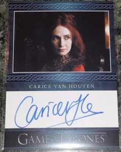 Carice van Houten Melisandre Game of Thrones 3 Autograph Trading Card Auto - Picture 1 of 1